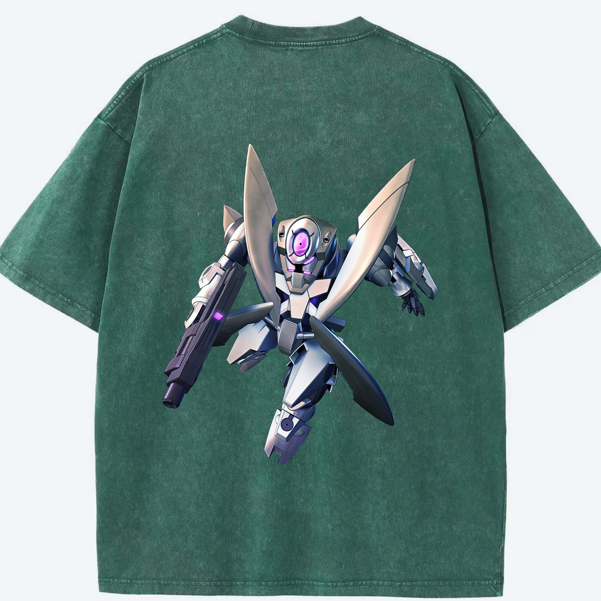 （画像用） 機動戦士ガンダム Mobile Suit Gundam 綿100% ヴィンテージ風 半袖Tシャツ（背面プリント）